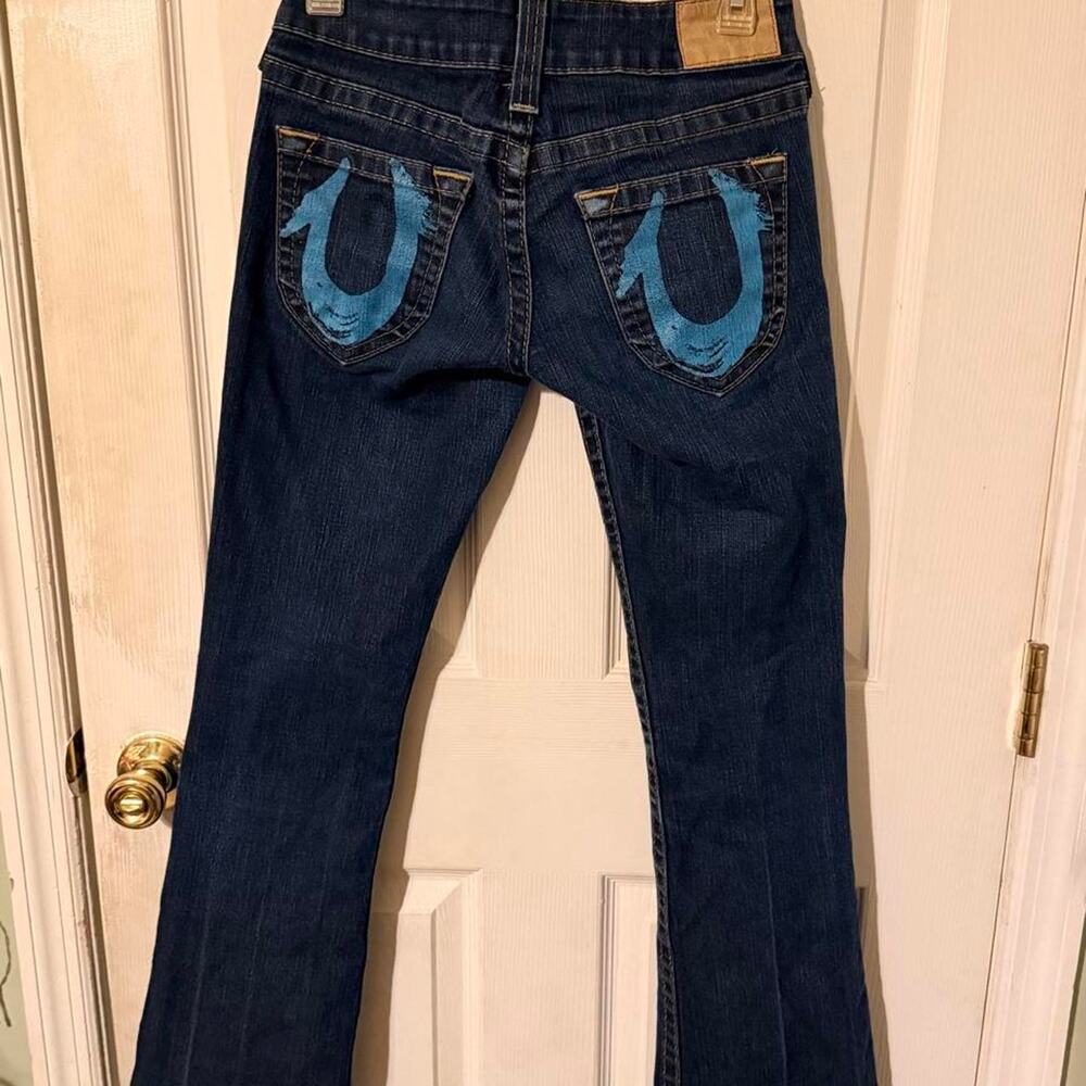 True religion Made in USA y2K Western Vintage Joey Flare Horsehoe BootcutJean-27